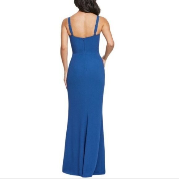 Dress The‎ Population Brooke Twist Front Gown Women Size XS - Picture 3 of 10